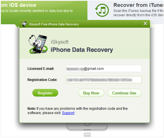 iskysoft data recovery licensed email and registration code